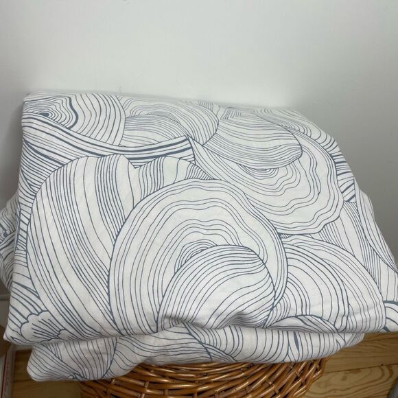 Brooklinen Luxe Sateen King Bed Sheet Set Oyster Blue Fitted Flat 4 Pillowcase - Picture 3 of 12